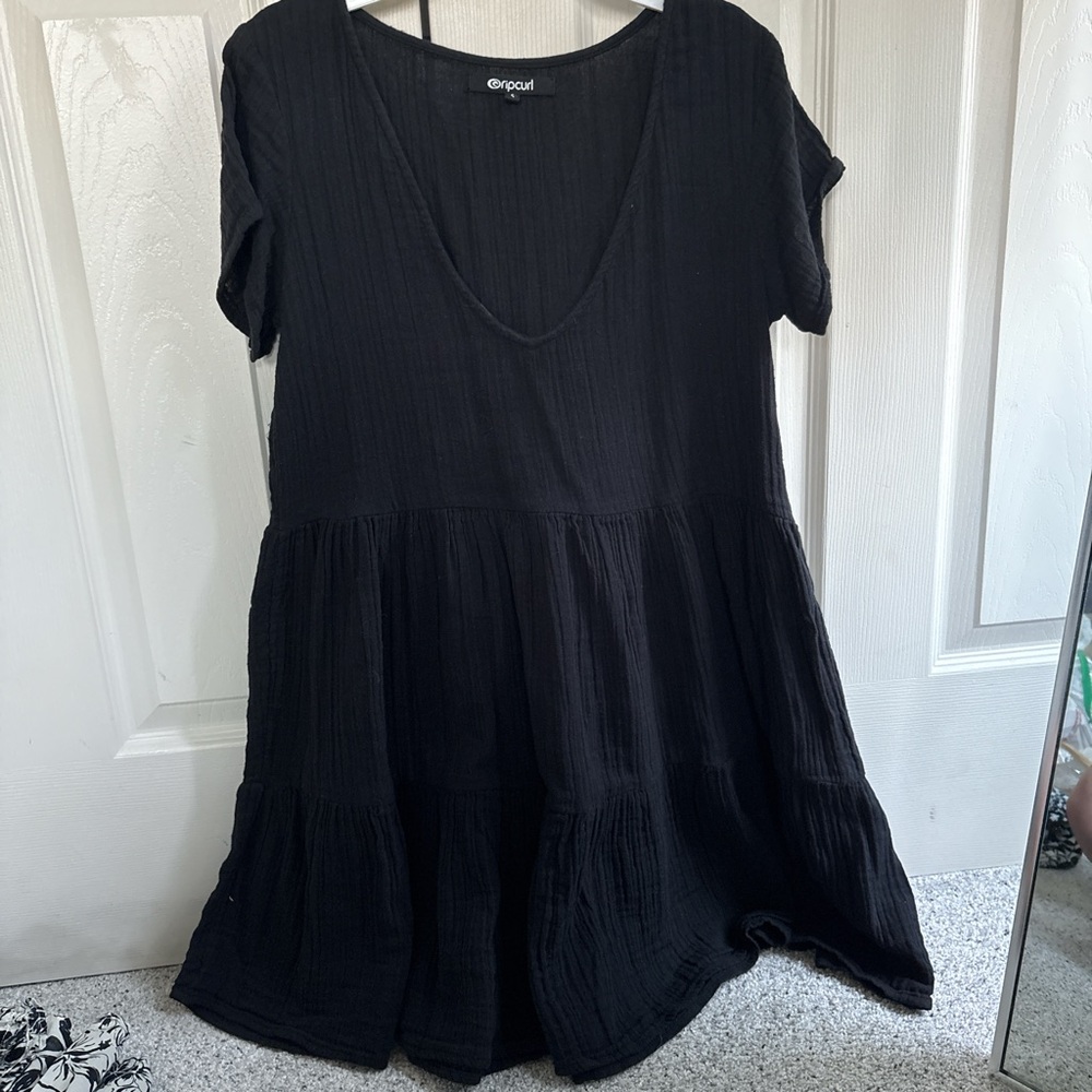 Rip Curl Black Midi Dress